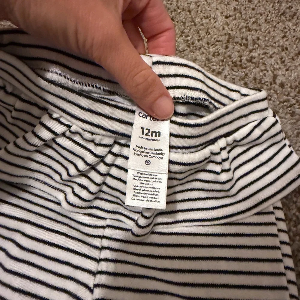 Carter’s Striped Leggings 12M